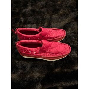 Sperry Womens 7.5 Red Wine Comforter Shoes Sneakers Weave Moc Sider Moccasin